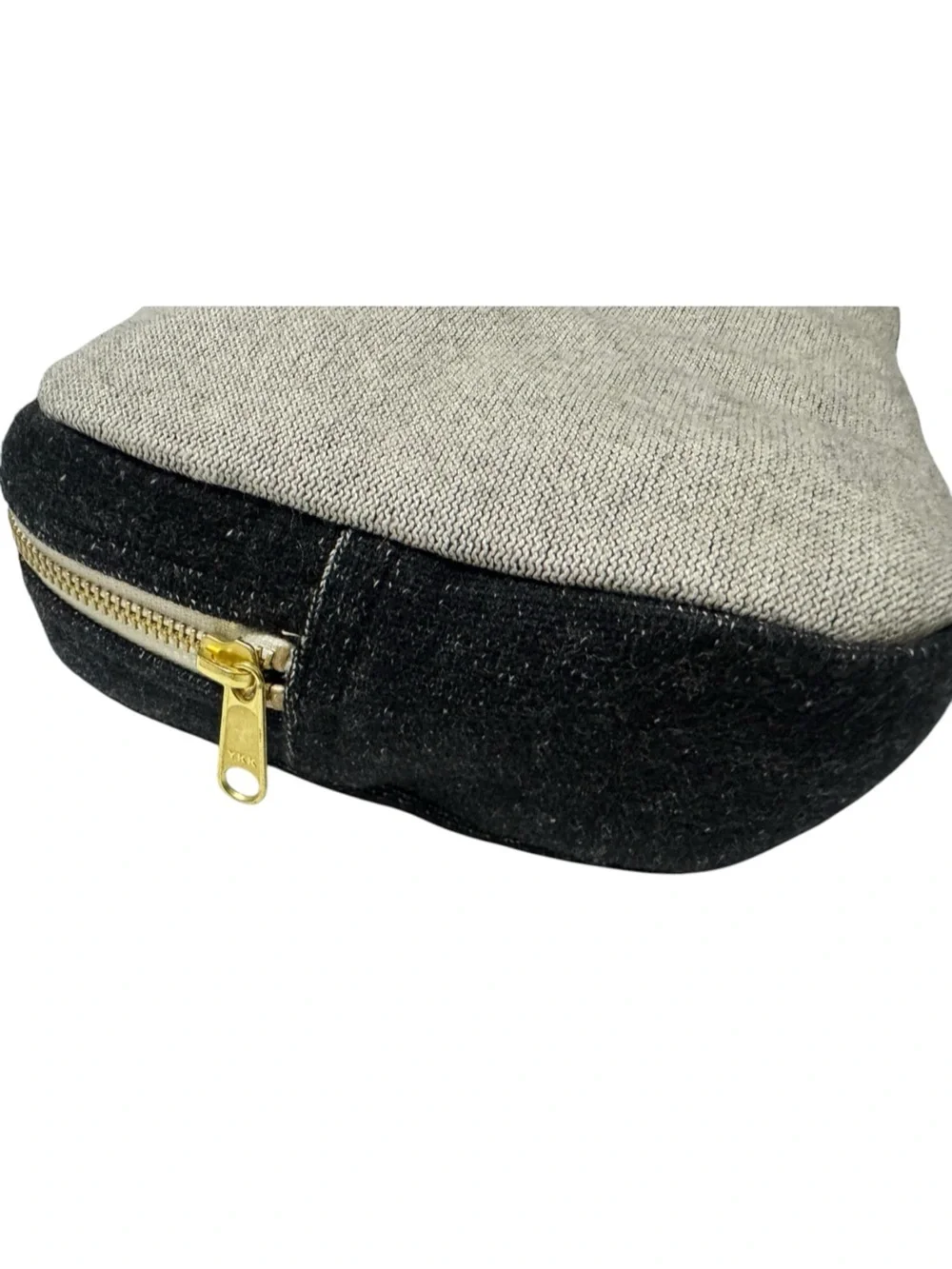 Pink Lemonade Reversible Solid Travel Blanket Organic Cotton Black Gray NWOT